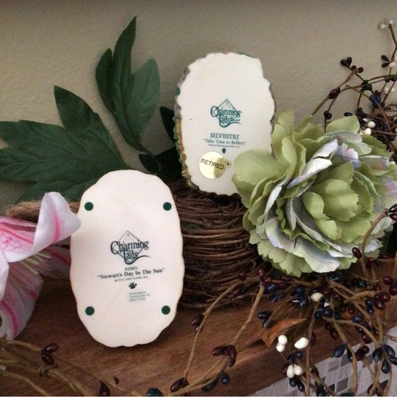 CHARMING TAILS BY FITZ & FLOYD "TAKE TIME TO REFLECT" & “ DAY IN THE SUN”  EXC - Picture 7 of 7